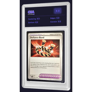 Scarlet & Violet Base Defiance Band 169/198 Pokémon TCG - CGA 9.0 Digital Grade